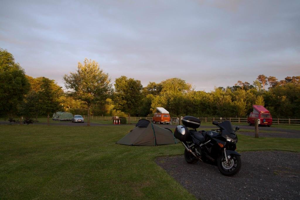 motorcycle camping