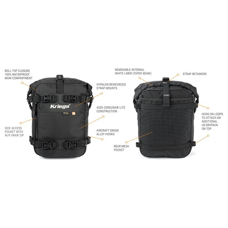Image of Kriega Drypack Tail Bag - US-10